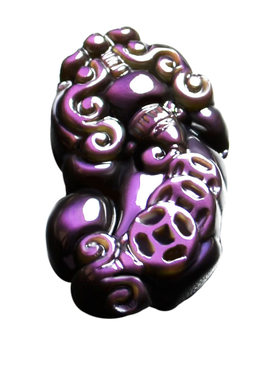 彩虹眼貔貅吊坠手链情侣款正品