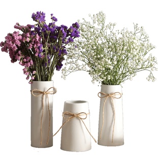 清仓景德镇陶瓷落地花瓶客厅插花干花摆件复古插干枝花院园林装饰