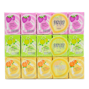 银鸽手帕纸夏果缤纷3层面巾纸网吧超市厕纸手纸小包纸巾18条180包