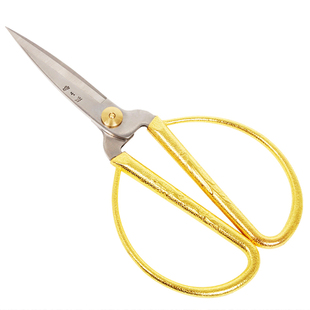 杭州张小泉家用剪刀复古龙凤合金剪不锈钢结婚开业剪彩剪布剪纸剪