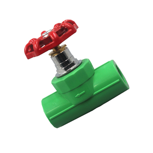 绿色PPR铜芯截止阀ppr升降式铜杆阀芯20 25 32 4分6分1寸截止阀门