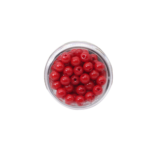 手链收尾珠子编织手绳白玉珠diy手工配饰圆珠项链吊坠常用琉璃珠