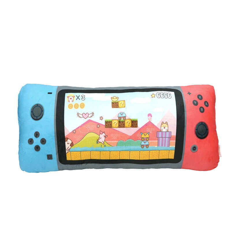 网红switch游戏机手柄ns长条抱枕