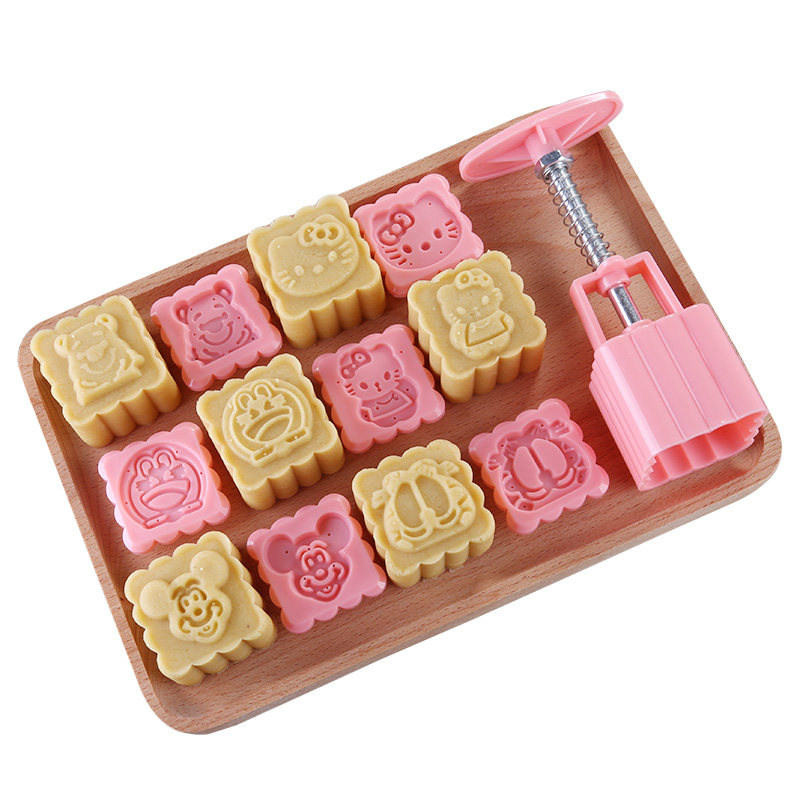 卡通可爱月饼模具食品级材质