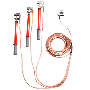 国昊电力 高压临时接地线10 35 110 220kv软铜线平口螺旋式接地棒