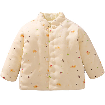 新生儿手工小孩加厚棉袄