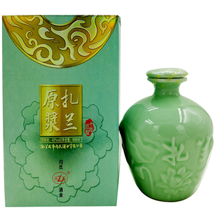 扎兰原浆酒呼伦贝尔扎兰屯特产闫氏酒业42度清香型坛酒