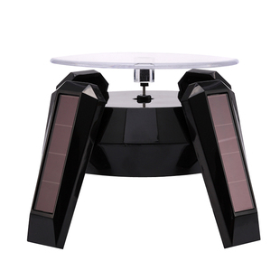 智能手机太阳能旋转台手机展示架柜台陈列托盘亚克力手机支架自动