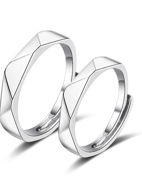 小众设计ins百搭不掉色情侣戒指