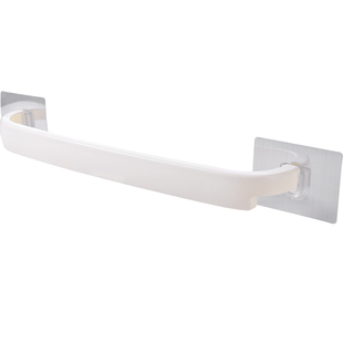 浴室挂毛巾的架子强力粘贴单杆免打孔卫生间浴巾挂架厨房抹布挂钩