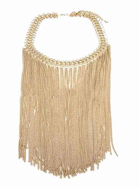 欧美时尚夸张流苏百搭配饰项链