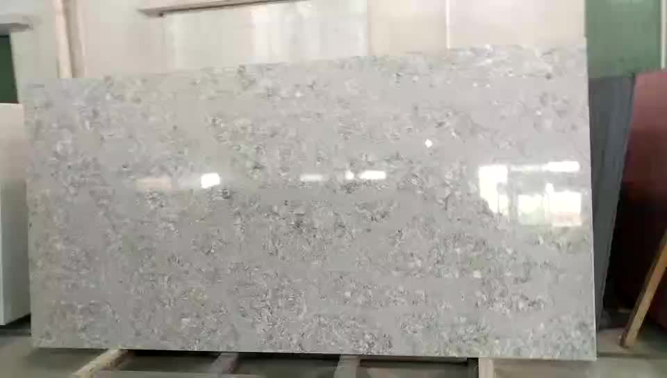 Cheap Sparkle Crystal White Faux Quartz Countertop Buy Faux