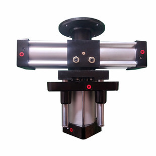 流水线顶升旋转气缸QGBD80-40(50)90度180度总装线自动升降旋转台