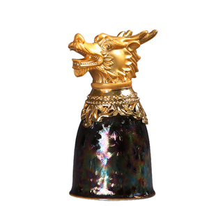 七彩孔雀镶银茶壶窑变功夫茶具大号陶瓷侧把壶家用单壶过滤泡茶壶