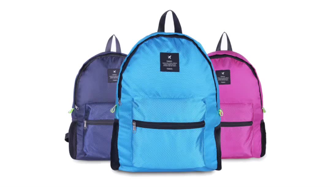 Custom Promotion New Design Foldable Travel Bag Waterproof Polyester