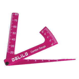 【DgLiLo】RC模型遥控车调车尺工具 测量车架高度轮胎倾角度等