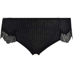 Zimmerli棉罗纹针织性感透气舒适蕾丝三角内裤女207-2804瑞士进口