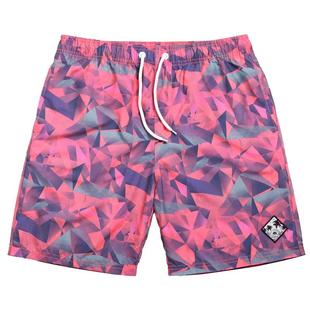 盖浪夏季情侣亲子沙滩裤男速干宽松海边度假女沙滩短裤温泉裤泳裤