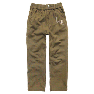 正品ELLE童装男童裤子男长裤儿童春秋男孩平织长裤中大童休闲裤