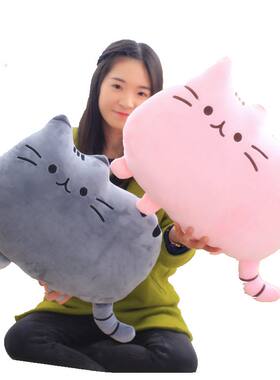 可爱猫咪抱枕靠垫布偶喵星人韩国
