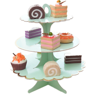 纸质蛋糕架子一次性聚会装饰宴会