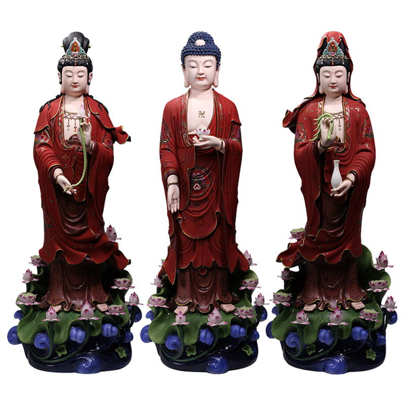 供奉大型寺庙阿弥陀佛德化陶瓷