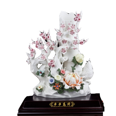 工艺德化白瓷大吉大利雕塑艺术品