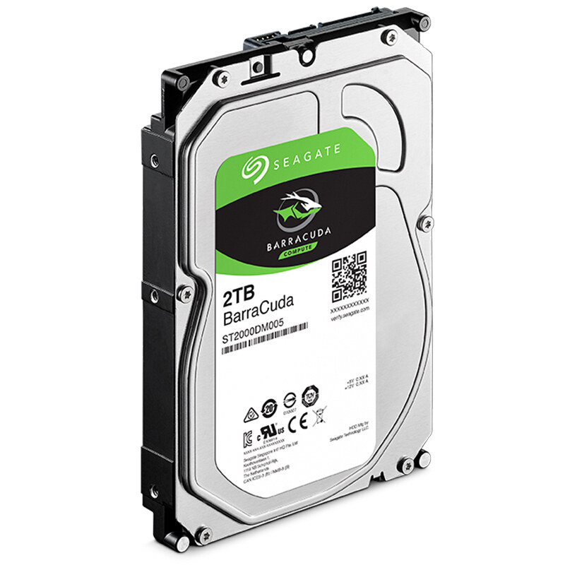 希捷st2000dm005 008酷鱼sata3台式机械硬盘2t机械盘3.5寸2tb硬盘