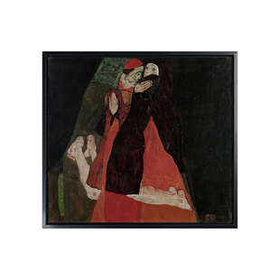 主教和修女 Cardinal and Nun 埃贡席勒挂画 西方油画艺术欣赏