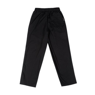 厨师裤子服务员工作裤酒店裤子男女餐厅饭店后厨厨师工作裤黑色男