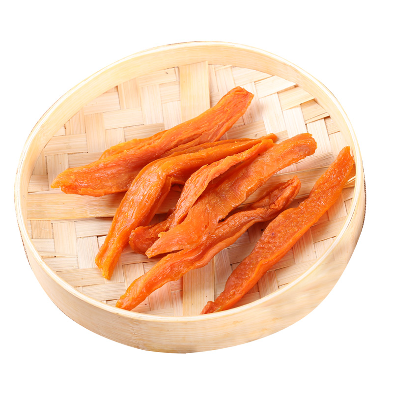 无添加原味红薯干干白自制不加糖