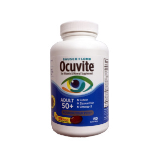 现货/美国Bausch Lomb博士伦博视康Ocuvite50岁叶黄素眼睛