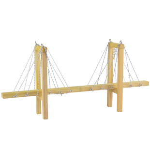 桥梁模型材料木头拼装diy创意立体构成作品 小学生作业手工制作桥