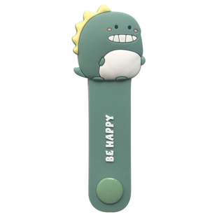 耳机绕线器数据线收纳器可爱卡通集线器纽扣理线器防丢失捆扎带女