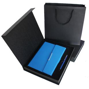 礼盒活页本笔记本活页夹套装办公记录本年会员工福利商务记事本大学生日记本子高中考礼品本可拆卸定制印LOGO