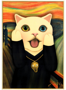 独家恶搞可爱儿童房北欧风格名画