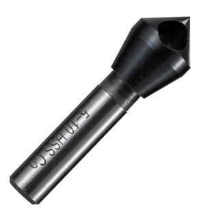 含钴HSSCO90度专打不锈钢斜孔倒角刀沉孔钻去毛刺带孔倒角器钻头