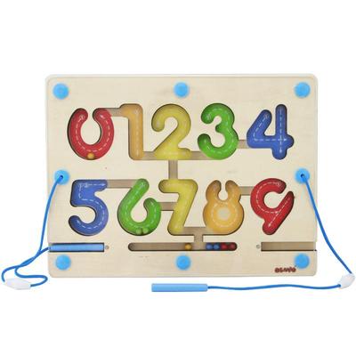 磁力迷宫拼图数字玩具儿童