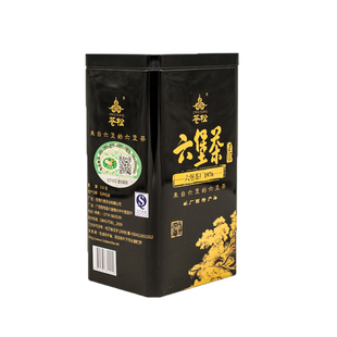 苍松六堡茶 经典150克铁罐茶梧州茶叶六宝茶黑茶熟茶特级广西特产