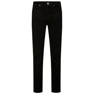 巴豹品牌秋冬修身弹力平绒休闲裤男士直筒商务大码灯芯绒条绒裤子