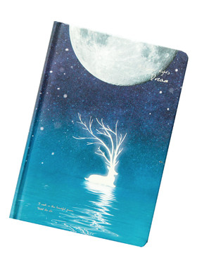 简约夜光精装硬面抄a5韩版文具