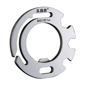 三刃木钥匙扣户外工具卡螺丝扳手开瓶器男士多功能不锈钢创意礼品