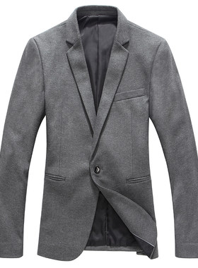 春秋季男士休闲便服单西修身西服