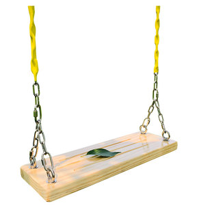 不锈钢链子户外秋千防腐木碳化木成人室内家用小区秋千儿童庭院用