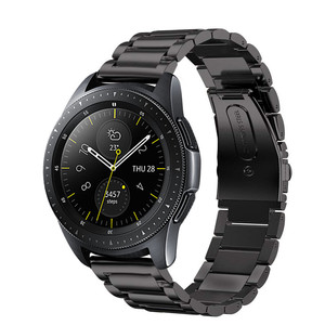 适配出门ticwatch pro3 4G 2020手表商务运动三珠不锈钢表带22mm