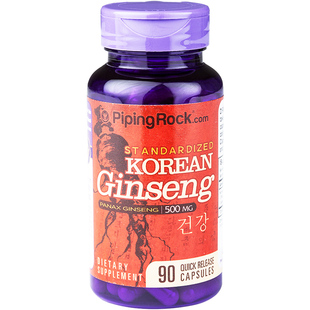 韩国高丽参人参胶囊滋补益气补五脏六年根1500mg90粒【美国直邮】