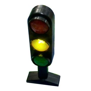 红绿灯玩具交通信号灯中文语音解读自动灯光切换教具大号儿童玩具