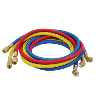 汽车空调加氟管加长R22冷媒汽车R134a高压加液工具套装压力表管子