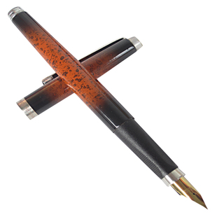 原厂永生500铱金笔老钢笔书写 金色拉丝全钢红色老古董多色90年代