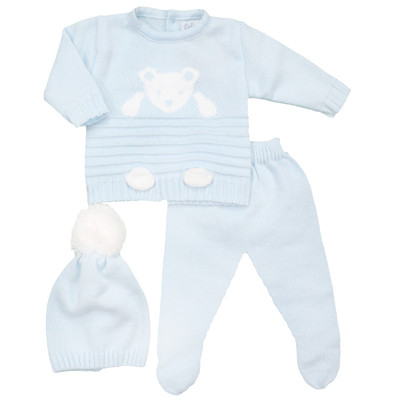 现货西班牙df童装婴儿针织长裤